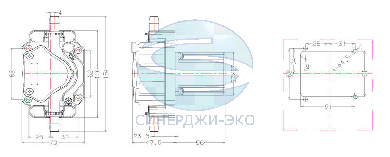 Насос перистальтический 313KB/BT