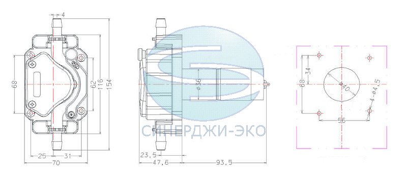 Насос перистальтический 313KB/ZLX-24v