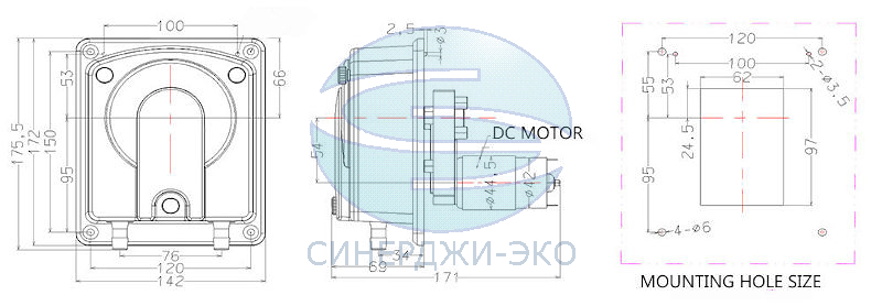 Насос перистальтический 353K/ZL-12v