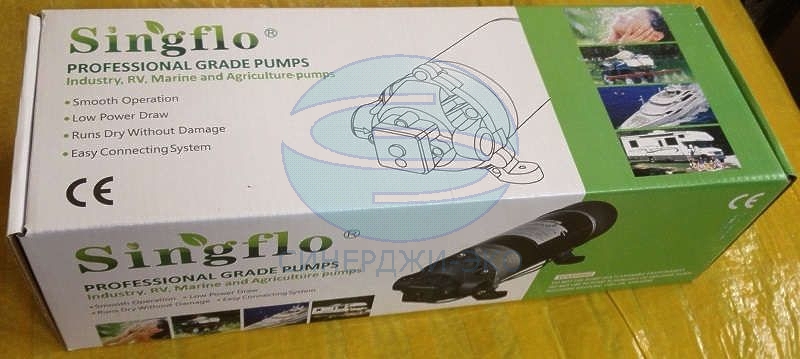 Насос диафрагменный самовсасывающий Singflo DP-120 12V