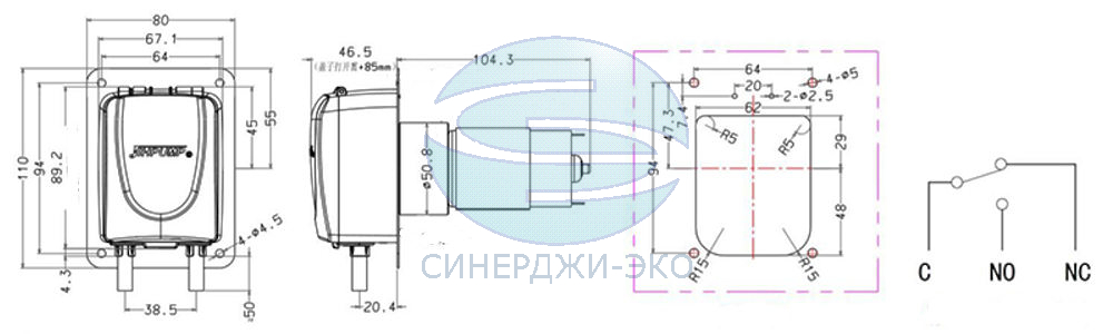 Насос перистальтический TH504/ZL-12v
